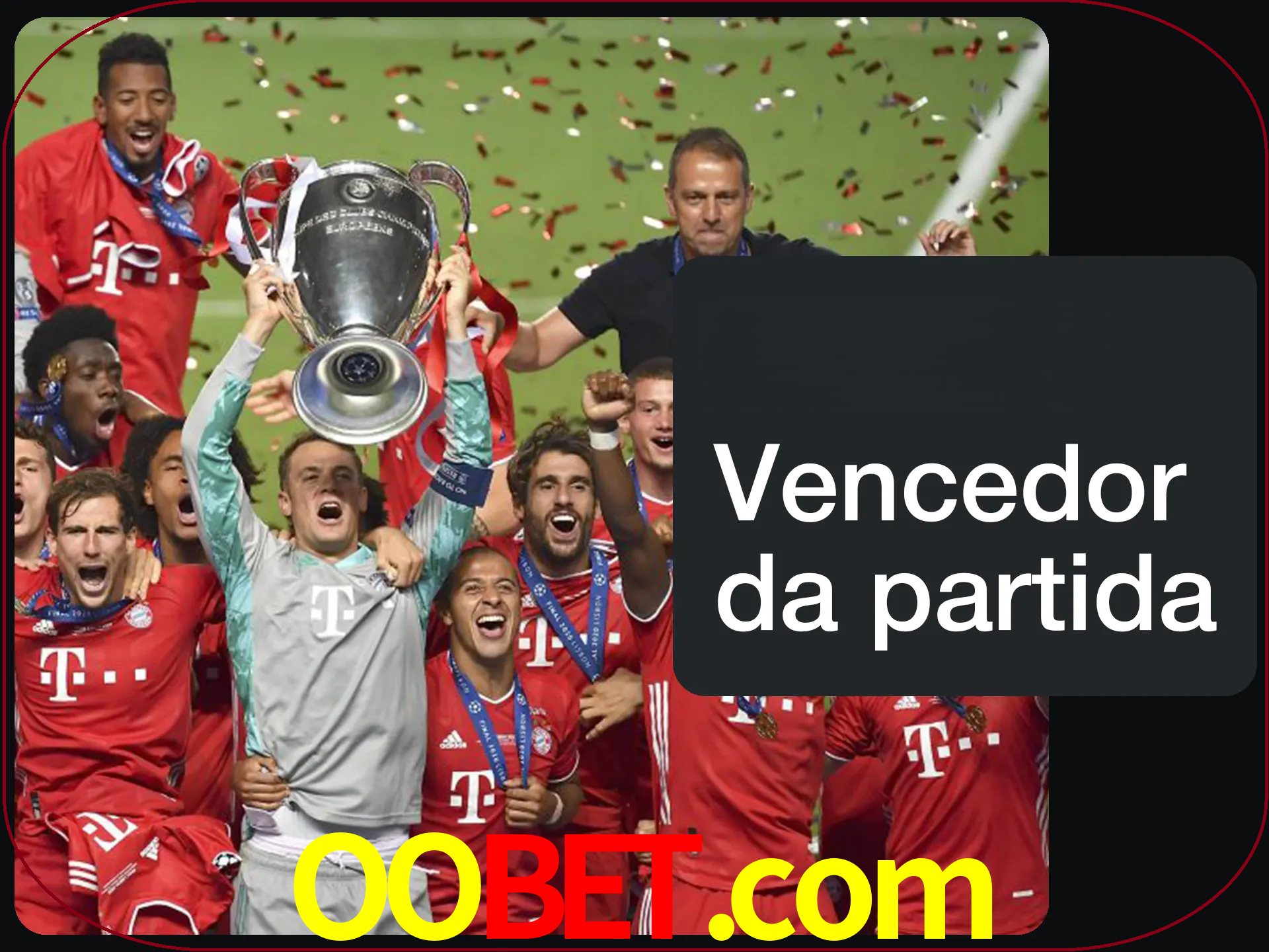 Aposte no vencedor e ganhe uma grande quantia de dinheiro.