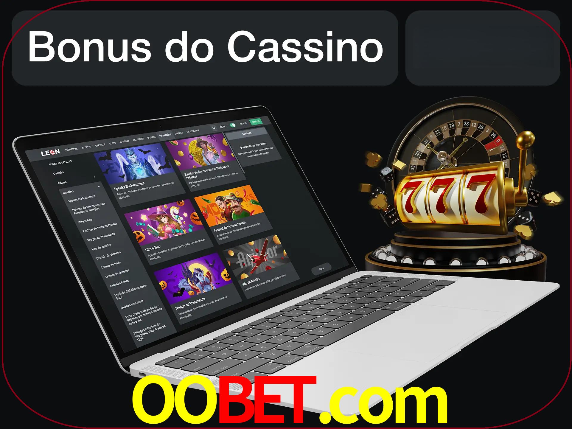 Use o bônus do cassino para começar melhor.
